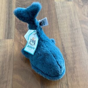NWT Jellycat Teal Plush Whale (tiny wally whale)